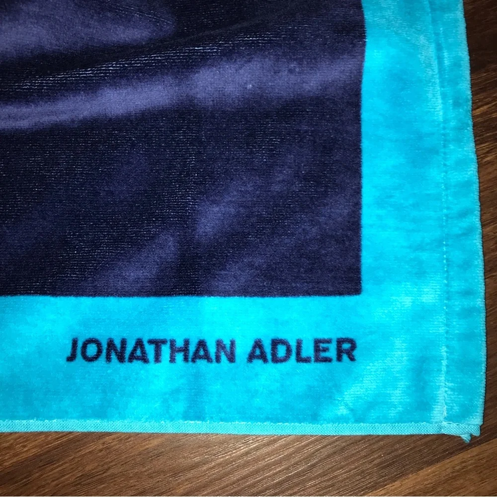 Jonathan Adler Drip Rainbow Pride Cotton Beach Towel NWT
